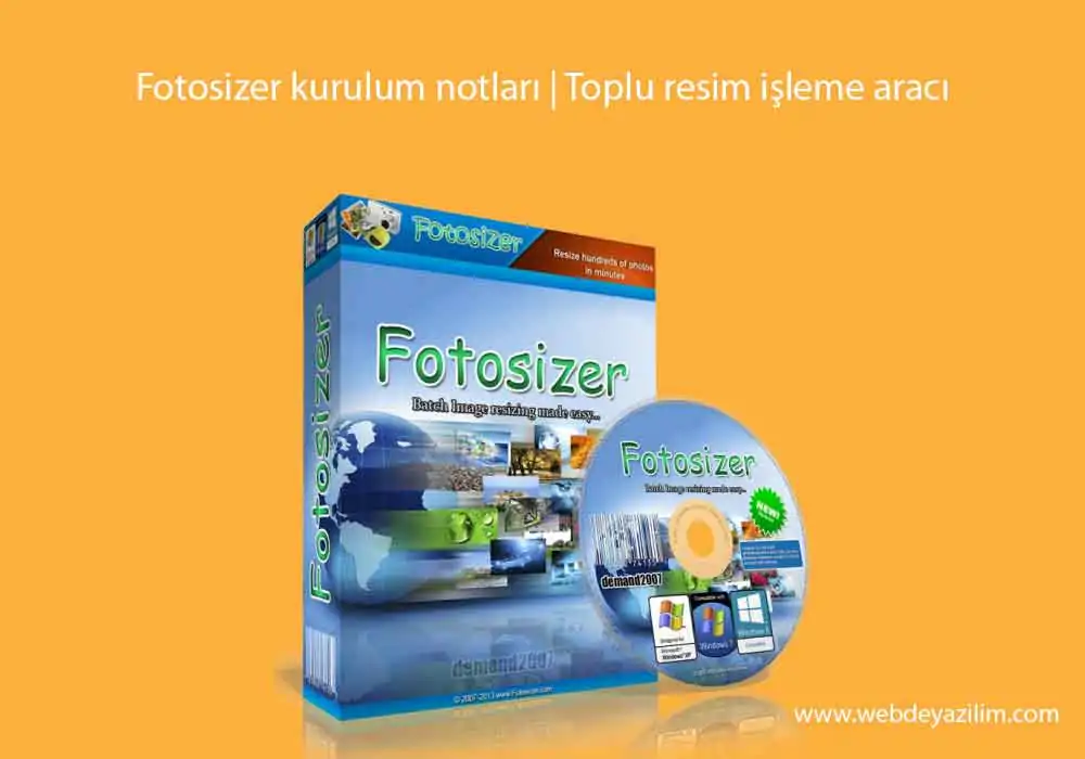 Fotosizer kurulumu