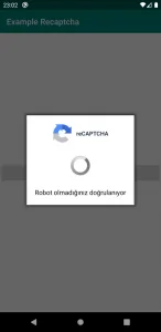 Android reCAPCHA kullanımı