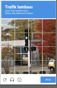 Android reCAPCHA kullanımı