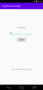 Android Ping Test