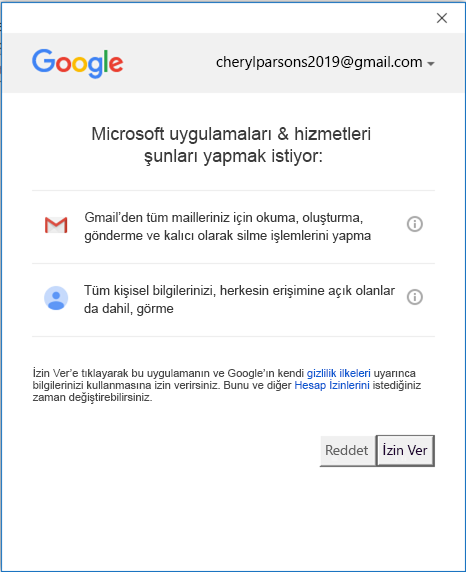 Gmail Okundu Bilgisi
