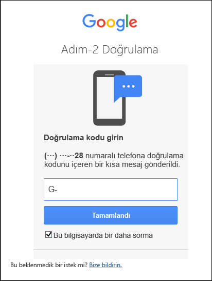 Gmail Okundu Bilgisi