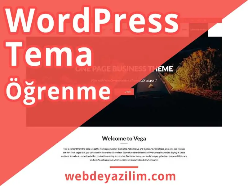 WordPress Tema Öğrenme