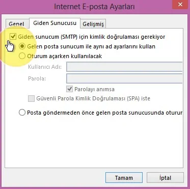 Yandex mail okundu bilgisi