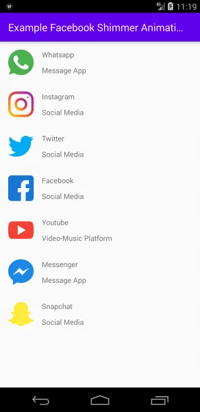 Android Shimmer Kullanımı