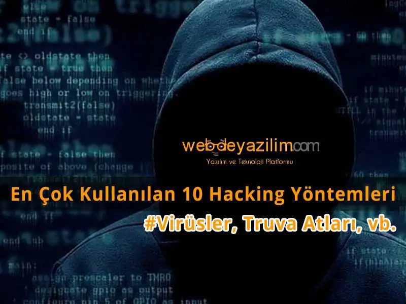 En Çok Kullanılan Hacking Yöntemleri