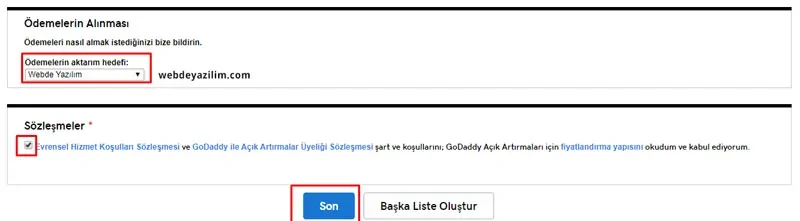 GoDaddy Alan Adı Satma