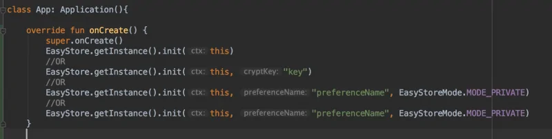 EasyStore Preference Library