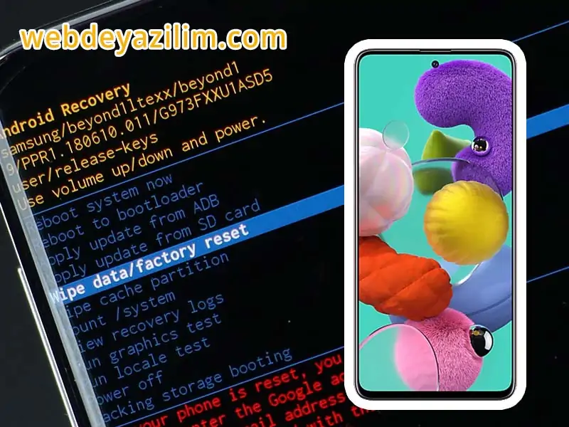 Samsung Galaxy A51 Format Atma