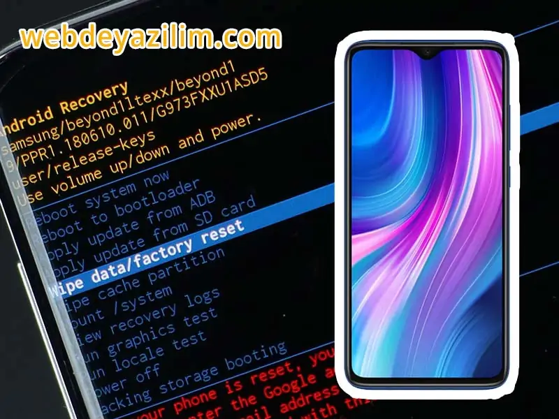XIAOMI Redmi Note 8 Pro Format Atma