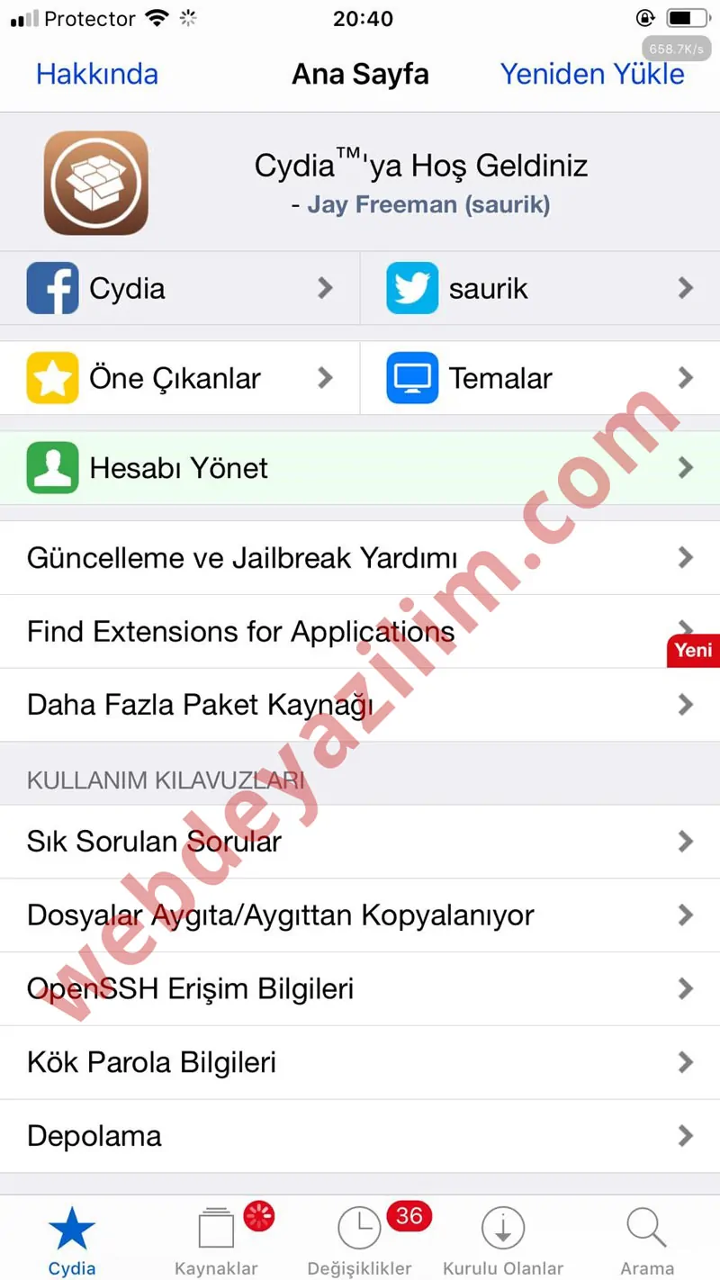 Cydia Tweak