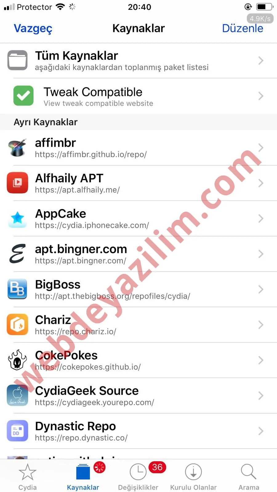 Cydia Tweak Nasıl Yüklenir