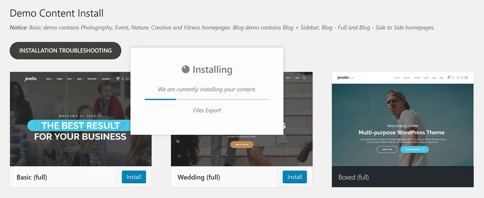 WordPress Jevelin Teması