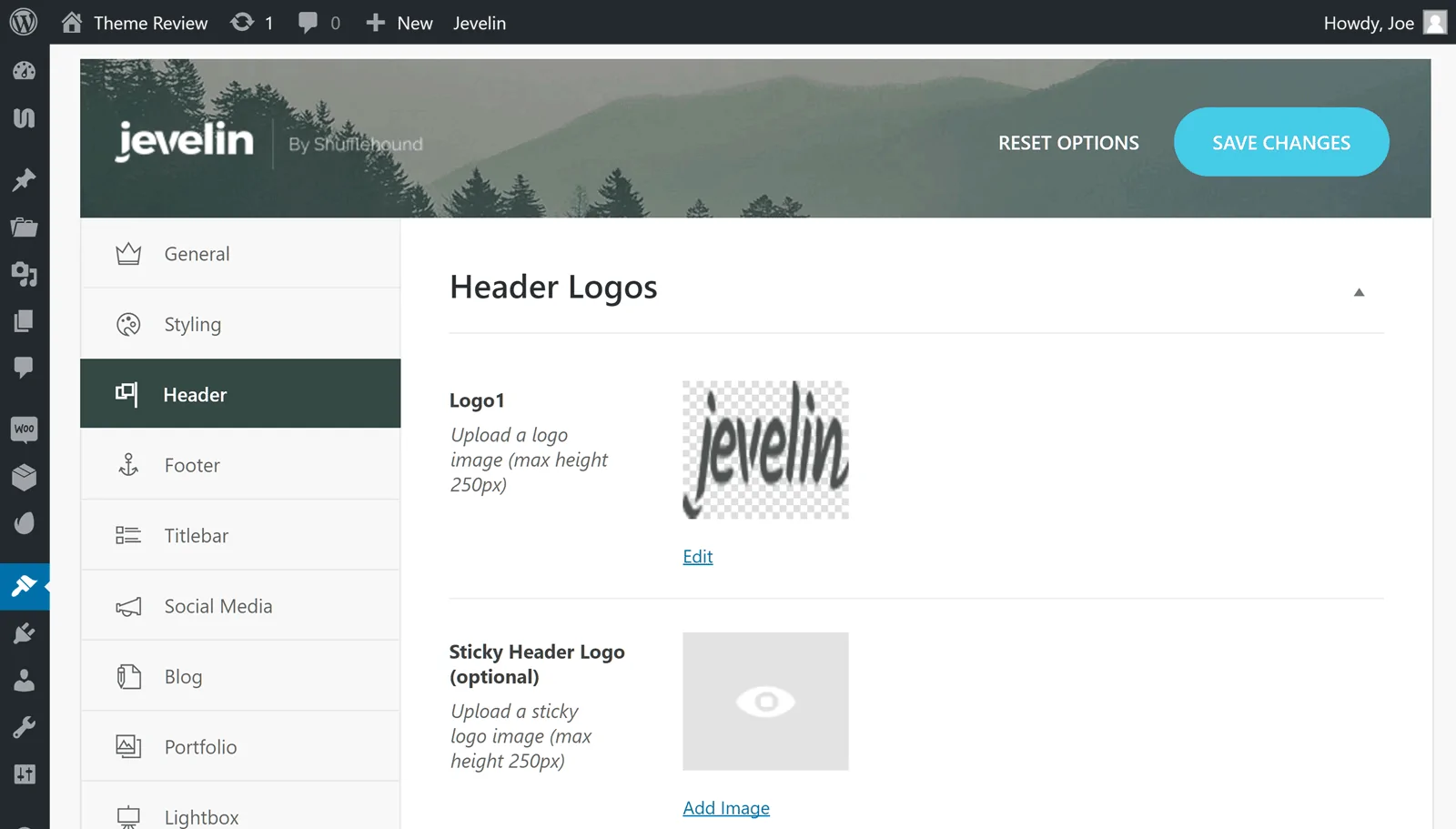 WordPress Jevelin Teması