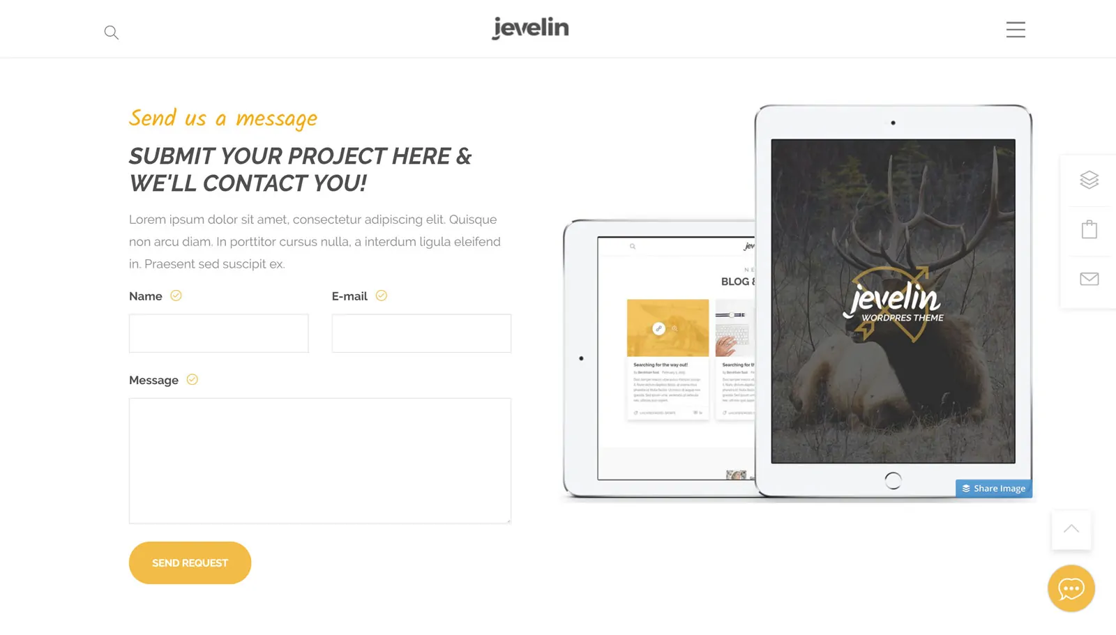 WordPress Jevelin Teması