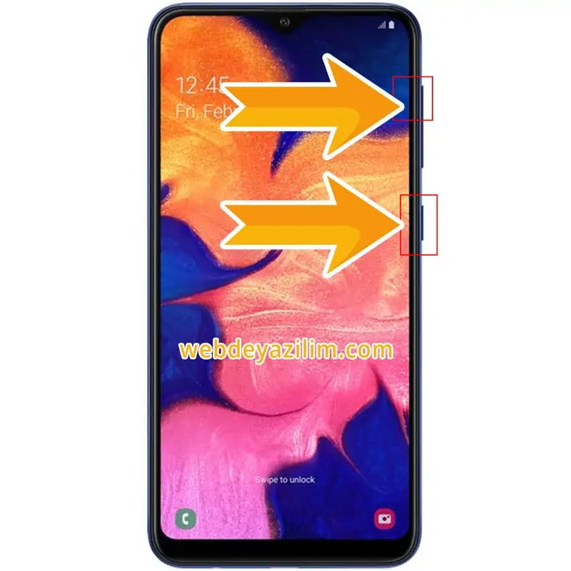 Samsung Galaxy A10 Format Atma