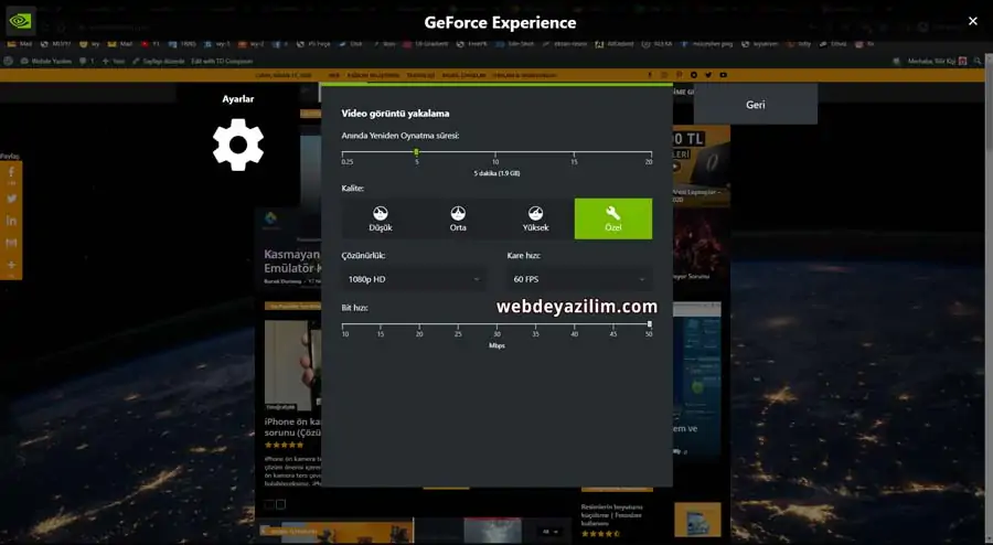 Windows 10 Ekran Videosu Kaydetme
