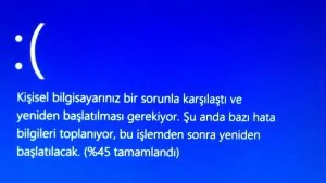 Windows 10 Mavi Ekran Hataları ve Çözümleri