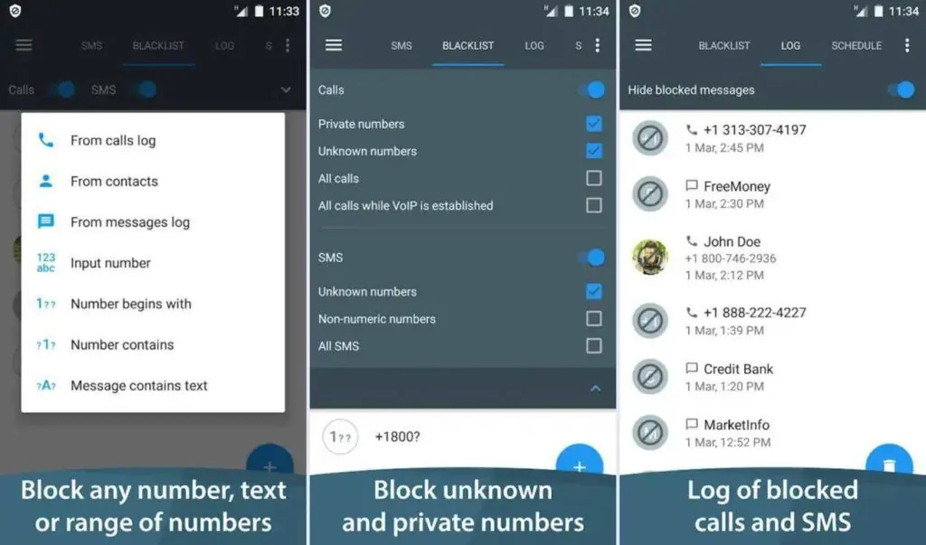 1. Call Blacklist – Call Blocker