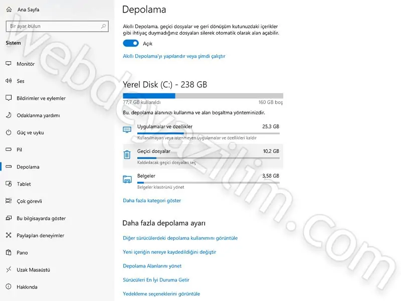 depolama