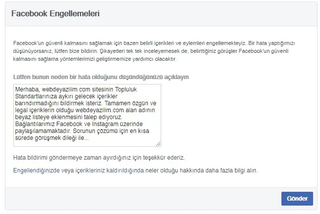 instagram izin verilmeyen bağlantı çözümü
