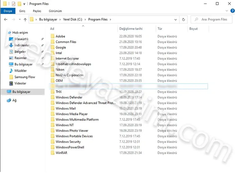 program files