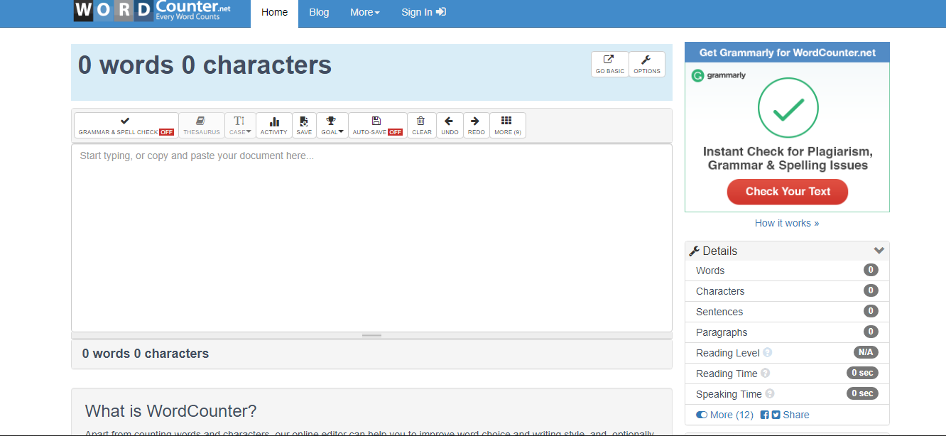 wordcounter .net