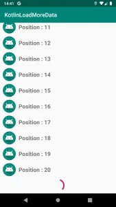 Android Load More Data
