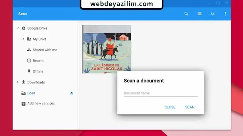 En iyi Belge Tarama Programı - Google Drive Scanner