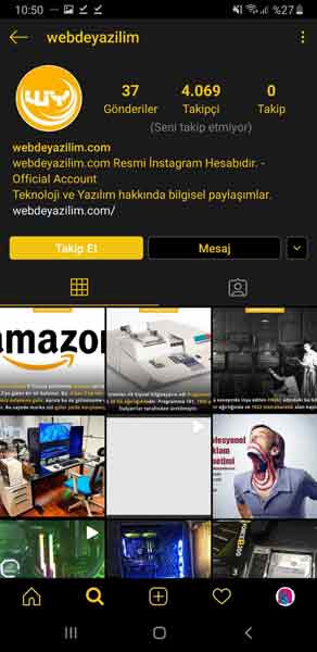instagram tema değiştirme