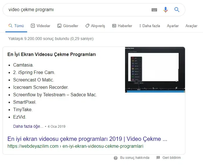 rich snippets