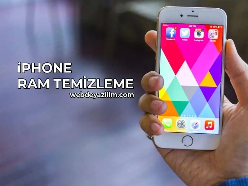 iphone ram temizleme
