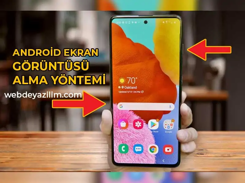 Android Ekran Görüntüsü Alma