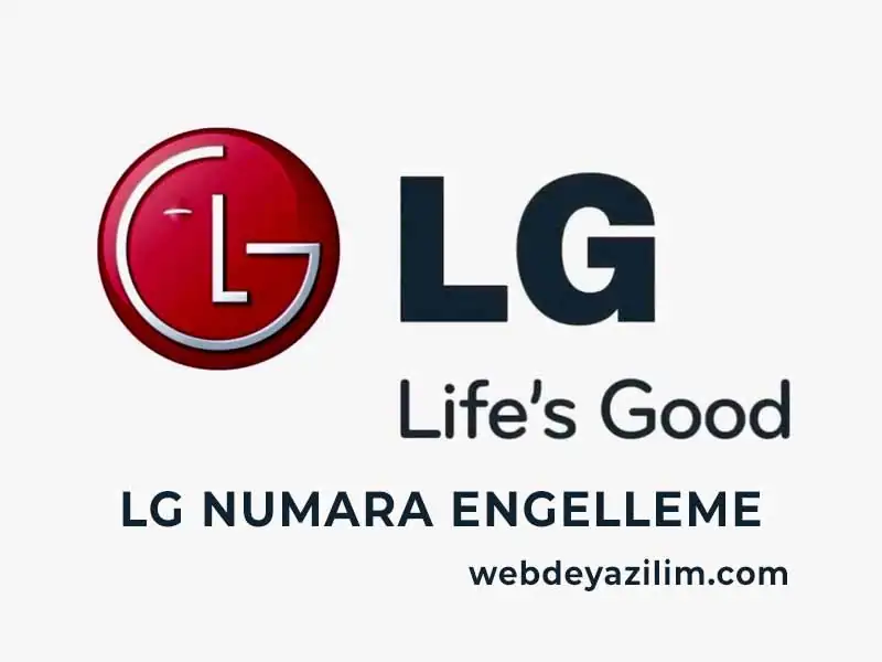 lg numara engelleme
