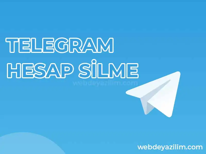 Telegram Hesap Silme