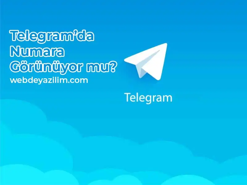 Telegram da numara görünüyor mu
