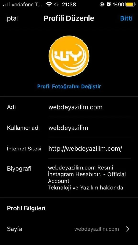 Twitter linkini instagrama ekleme