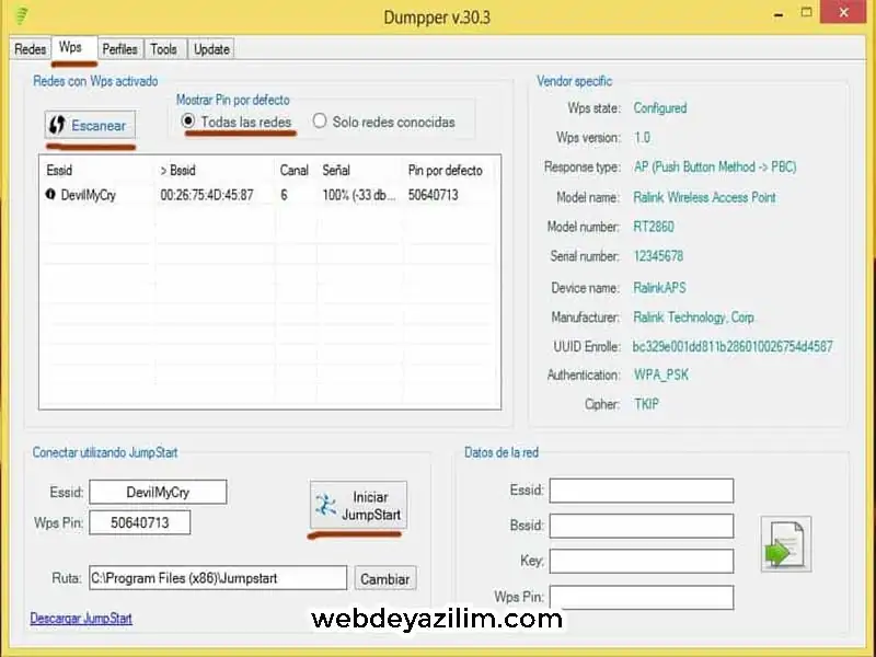 Dumper Wifi Şifre Kırma