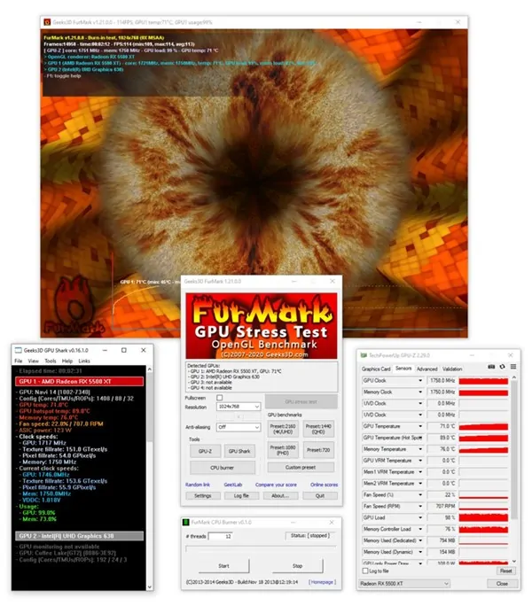 FurMark Test Programi