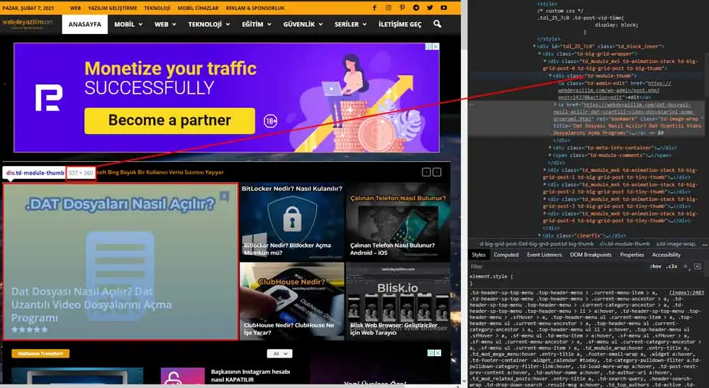 web görselleri öne çıkarılmış görsel