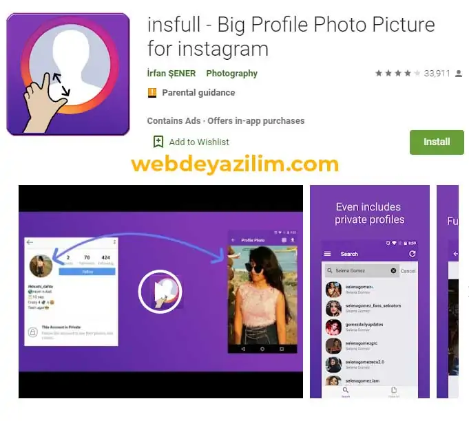 instagram pp büyütme