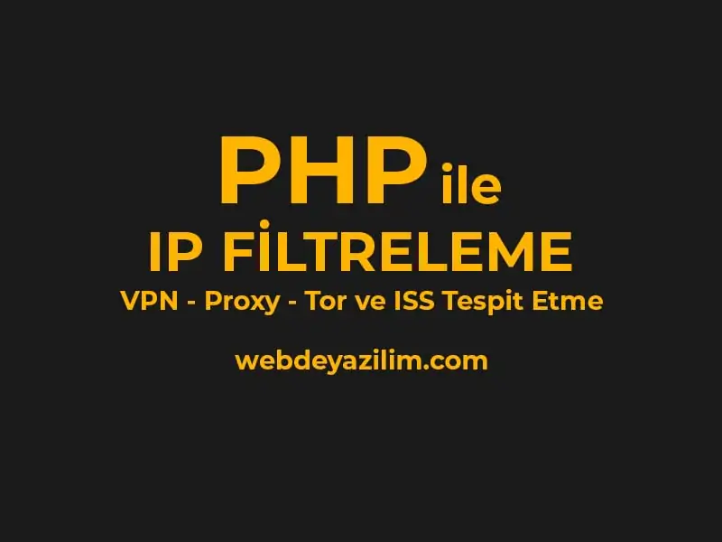 php ile ip bulma