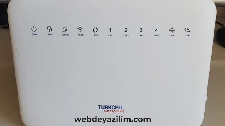 Superonline Modem Şifresi Değiştirme