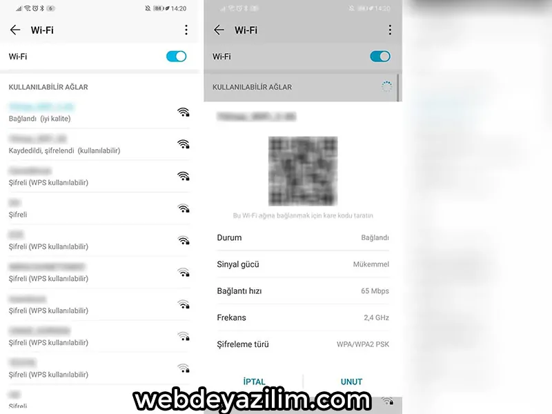 Telefondan WiFi Şifresi Öğrenme