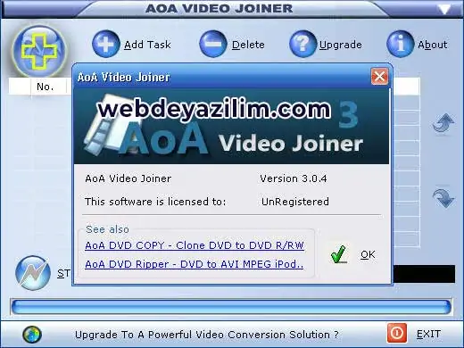 AoA ile video birleştirme