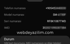 IMEI numarası nasıl öğrenilir?