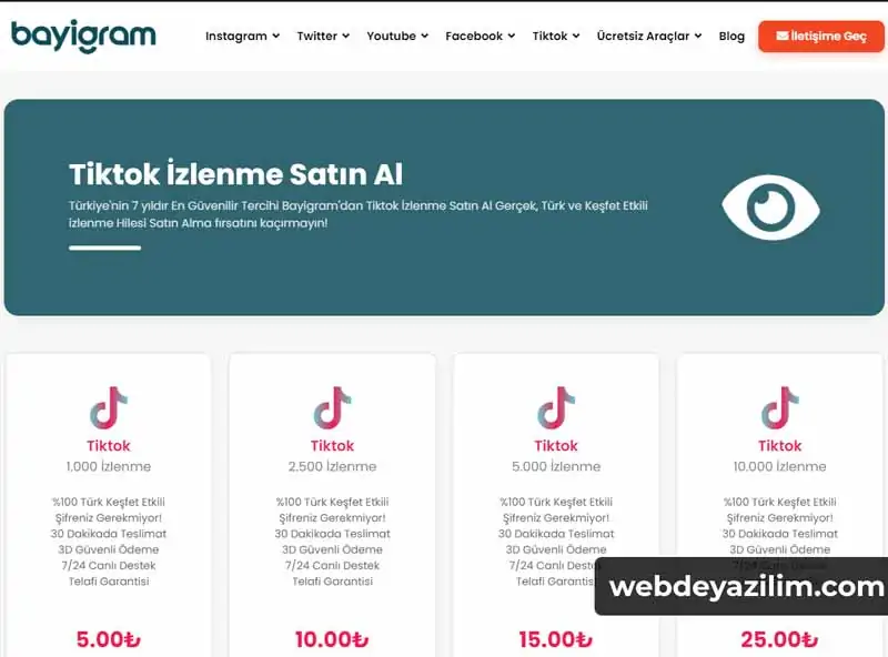 tiktok izlenme