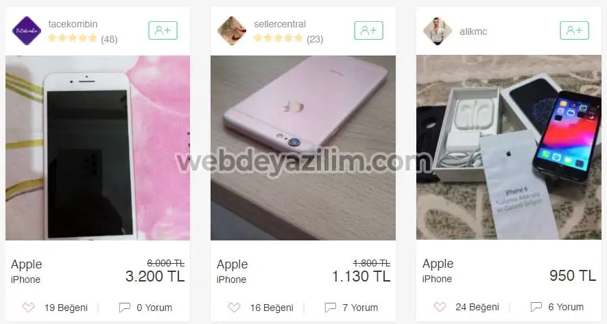 dolap ikinci el telefonlar