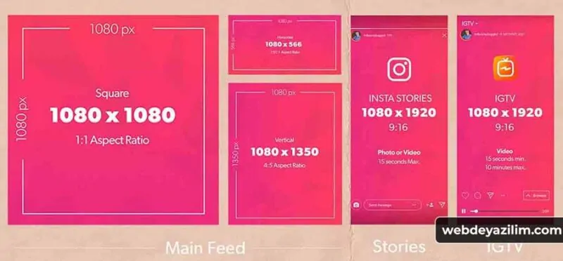 Instagram Paylaşım Boyutları