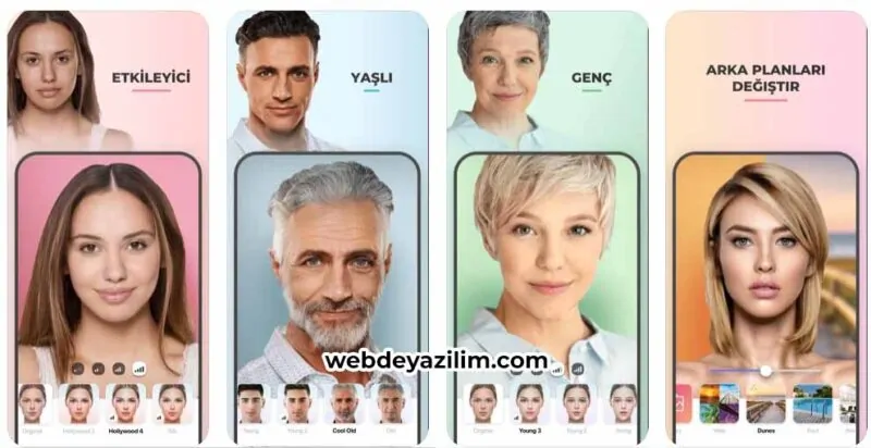 FaceApp Yaşlı Gösteren Uygulama